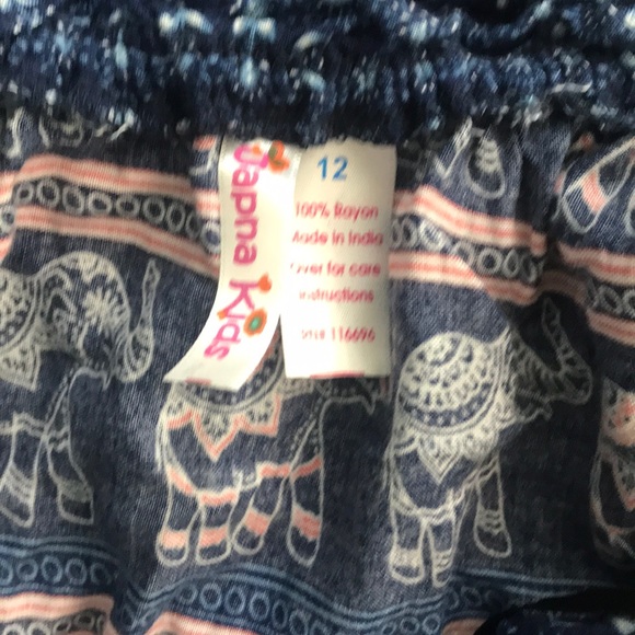 Girls’ Japna Kids Romper  with 3/4 sleeves sz 12 - Picture 3 of 3